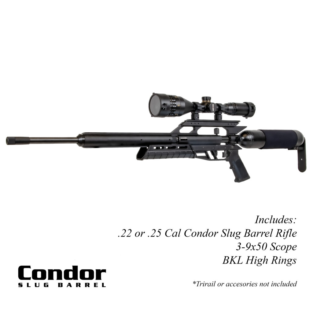 Condor™ Slug Barrel Shooting Kit w/3-9x50 Scope and BKL Rings